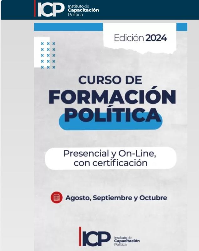 Ricardo Alfonsín brindará una clase especial de formación política para jóvenes y aspirantes a dirigentes