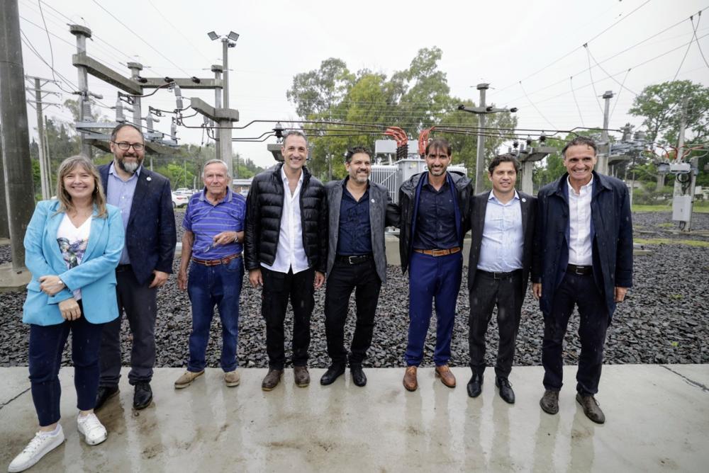 Kicillof inauguró la estación transformadora de Punta Indio