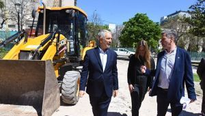 Comenzó la histórica obra de reconstrucción de Plaza San Martín