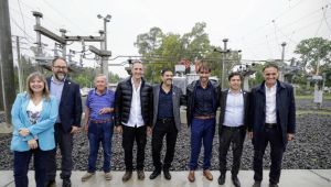 Kicillof inauguró la estación transformadora de Punta Indio