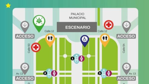 Preparan un megaoperativo de salud, seguridad y limpieza para los eventos de Plaza Moreno: el mapa de servicios